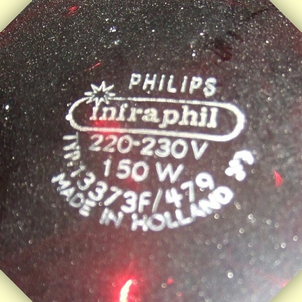 Philips Infraphil heat lamp print type A