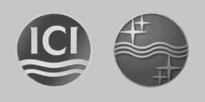 The ICI and Philips circular logos